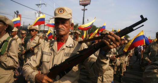 Армія Венесуэлы прыведзена ў баявую гатоўнасць